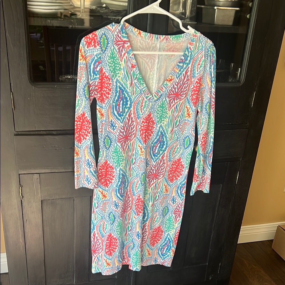 Lilly Pulitzer Pima Cotton casual dress.  Sz x-small, EUC